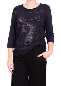 Elegantní dámské tričko Kenny S. 671054 navy