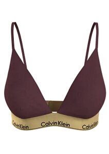Calvin Klein bezkosticová podprsenka QF7787E Modern Cotton bordo