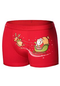 Boxerky Cornette Tattoo Santa´s sleigh