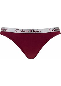 Spodné dámske nohavičky Calvin Klein QD3589E purpurová