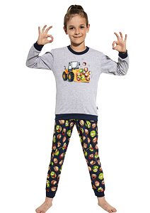 Obrázkové pyžamo pro kluky Cornette Kids Chestnuts