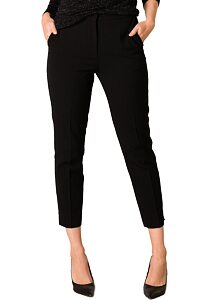 Ležérní kalhoty Yest Regular Fit pro ženy 0003372 černé