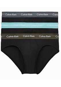 Slipy Calvin Klein 3 pack Moder Cotton Stretch U2661G 6EW