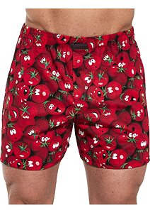 Bavlněné trenky s obrázky Cornette Classic 001/132 rajče