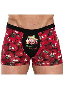 Boxerky pro muže Cornette Tattoo Amigo červené