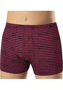 Mladistvé pánské boxerky Andrie PS 5732 bordo