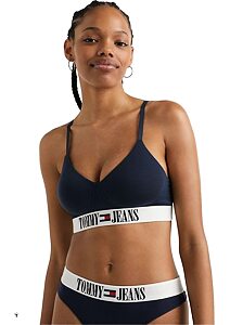 Sportovní podprsenka Tommy Hilfiger Bralette UW0UW004257 navy