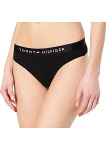 Dámská  tanga Tommy Hilfiger UW0UW04146 černá