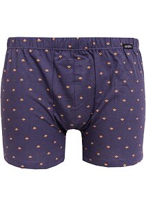 Pánské boxerky bavlna/lycra Andrie PS 5743 šedo-orange