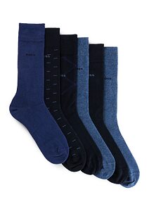 Pánské ponožky Boss 50501987 - 460  6pack - dárkové balení