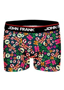 Boxerky pro muže John Frank z dárkové edice JFBD32Ch HoHoCookies