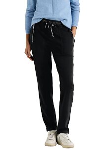 Casual Fit ležérní kalhoty Cecil pro ženy 377015 černé