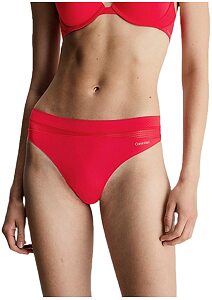 Dámská tanga Calvin Klein QF6047E rouge