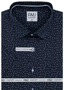 Elegantní košile pro muže AMJ Comfort VKBR 1366 navy