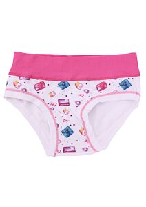 Dívčí kalhotky s obrázkem Emy Bimba B2922 rosa fluo