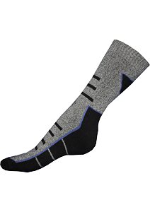 Ponožky Gapo Thermo vzor - šedočerná
