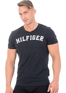 Pánske tričko Tommy Hilfiger UM0UM00054 navy Organic cotton