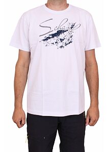 Pánske tričko s krátkym rukávom Scharf SFL 21055 biele