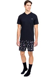Vamp! krátké pyžamo pro muže 15648 blue