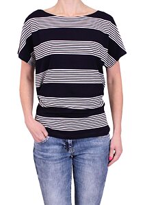 Dámský top s krátkým rukávem Orange Point 2218 navy proužek