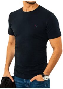 Pánske čierne tričko s krátkym rukávom SS2892