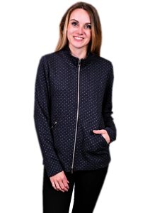 Dámská mikina na zip Haillo Zina antracit