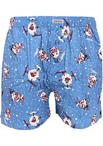 Zimní obrázkové trenky Andrie PS 5683 jeans