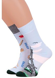 Dámské ponožky s obrázky More 62078 sv.modrá