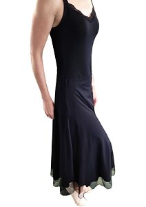Elegantní dlouhá černá sukně Jopess 520129
