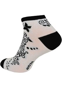 Kotníčkové ponožky Hoza H2027 bílo-černá