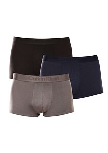 Boxerky Calvin Klein Low Rise Trunk 3 pack Black NB3651A FZ7