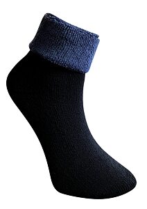 Ponožky s ovčí vlnou Matex 838 Helena Merino černo-jeans