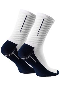 Pánské ponožky Steven 363057 bílo-navy