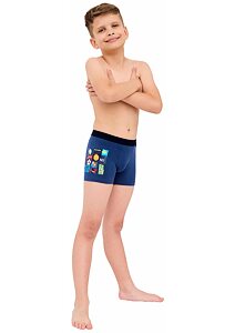 Chlapecké boxerky Cornette Young Winner tm.jeans