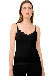 Dámské tílko Vamp Micromodal s krajkou 22802 black