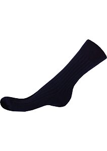 Ponožky GAPO 100% bavlna s jemným riadkom tm.modré