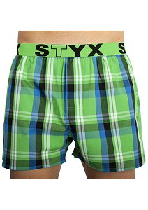 Trenky s přiznanou gumou Styx B830