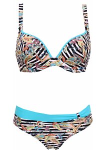 Vyztužené plavky Beauty Bra Timo 842592 proužek