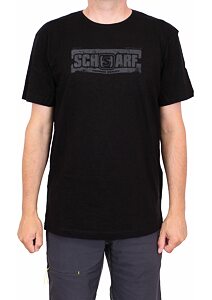 Čierne pánske tričko pre neformálne príležitosť Scharf SFL 21057