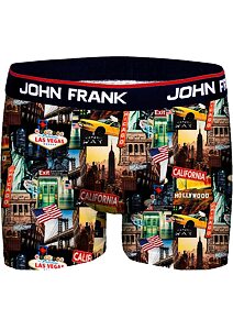 Boxerky pro muže s barevným potiskem John Frank 339 us