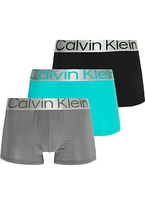 Boxerky Calvin Klein 3 pack Reconsidered Steel NB3131A 13C
