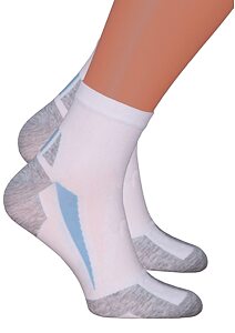 Členkové ponožky pre mužov Steven 228054 biele