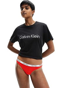 Tanga Calvin Klein QD3587E červeno-orange