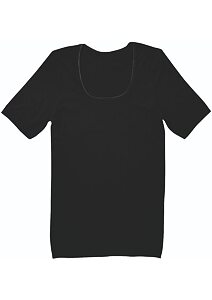 Bavlněné tričko pro ženy Pleas 163911 černé