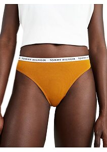 Dámská tanga Tommy Hilfiger UW0UW02829 medové