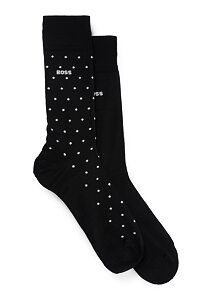 Pánské ponožky Boss 50484004 černé 2pack dárkové balení