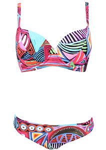Multicolor vyztužené plavky Follia Intimo