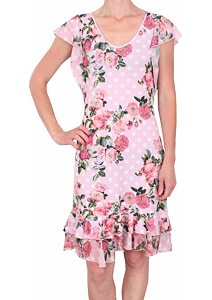 Romantické dámske šaty 721598 pink