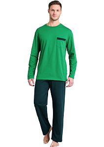 Pánske pyžamo Schiesser 175678 zelené