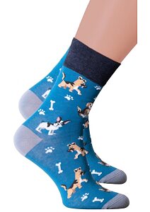 Pánske vzorované ponožky More 238079 psy